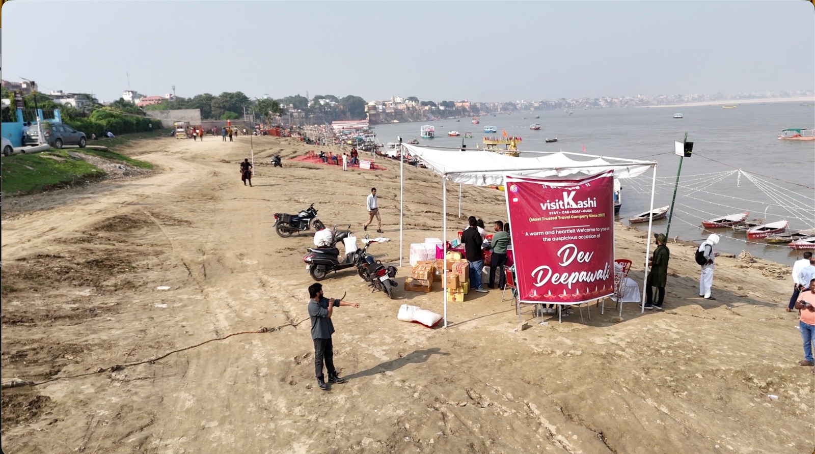 Dev Diwali Varanasi festival moment