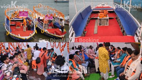 Private Light Motor Boat Booking — Dev Diwali Varanasi